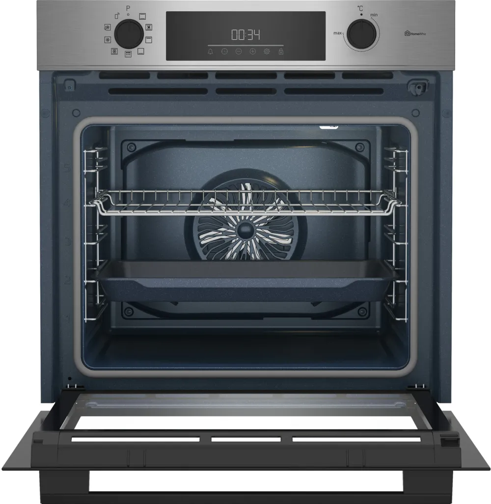Cuptor incorporabil BEKO BBIM11300XMPC, electric, 72L, clasa energetica A, autocuratare pirolitica, functie pizza  Inox