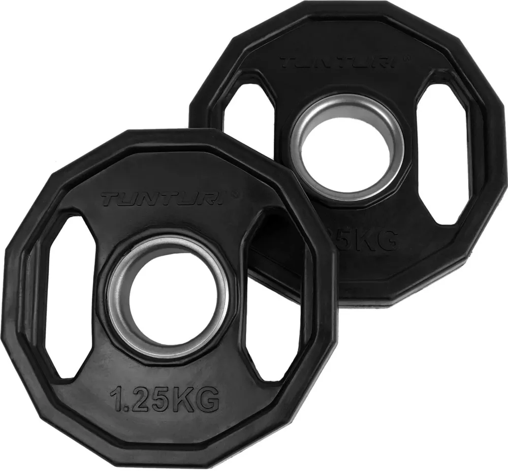 Greutati haltere Tunturi Olympic 2x1.25kg, cauciuc