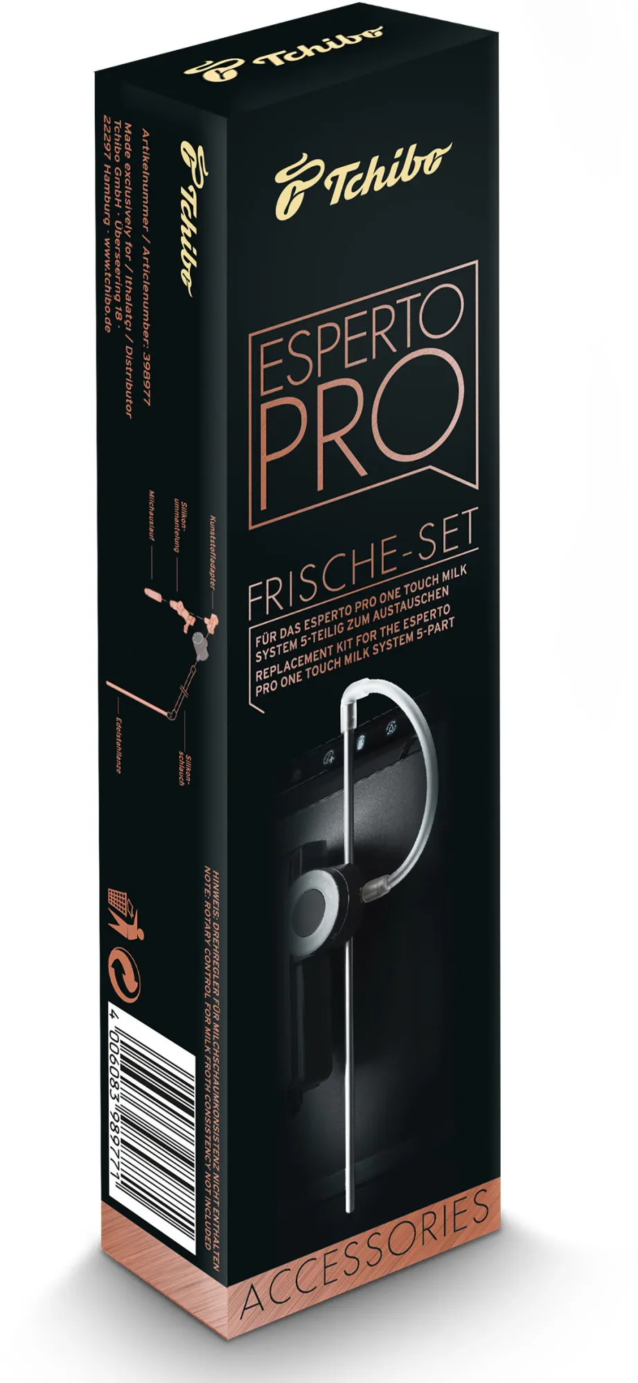Kit de inlocuire spumator lapte pt espressoarele automate Tchibo Esperto PRO