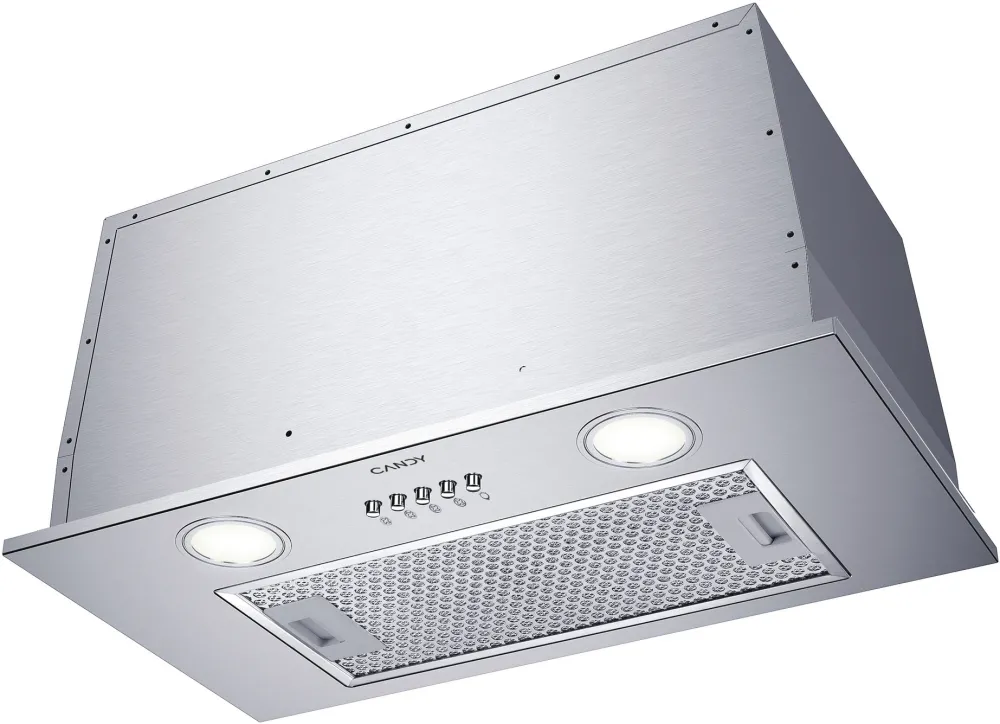 Hota incorporabila Candy CBG640/2X, Putere de absorbtie 620 mc/h, Iluminare LED, Clasa C, 60 cm, inox