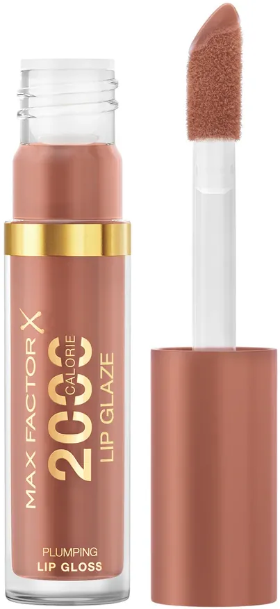Luciu de buze Max Factor 2000 Calorie Lip Glaze 150 Caramel Swish, 4.4ml