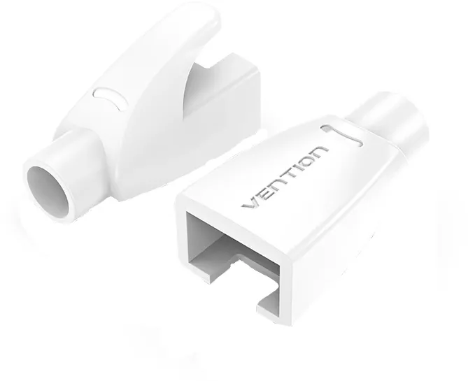 Manson mufe RJ-45 Vention pt. cablu UTP, FTP, SFTP, Cat5e ; Cat6, RJ-45 (T), plastic, 50 buc, OD max 6mm, alb, "IODW0-50" (timbru verde 0.08 lei) -6922794750098