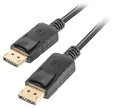 CABLU video SPACER, DisplayPort (T) la DisplayPort (T), 2m, rezolutie maxima 4K (3840 x 2160) la 60 Hz, negru, "SPVC-DPM-DPM-4K60-2.0" (timbru verde 0.18 lei)