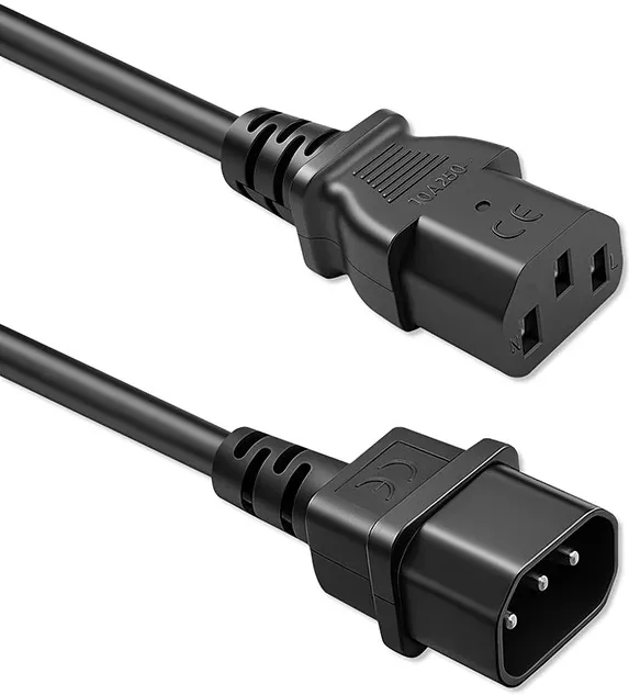 Power cable IEC C13 C14 3x0.75mm2 Pure copper 2