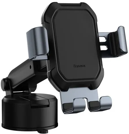 Baseus Suport auto cu gravitate pentru telefon Tank cu ventuza (negru)
