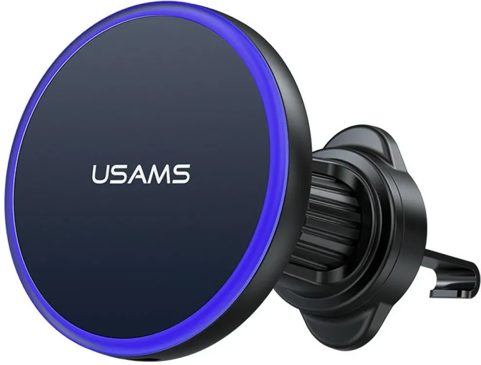 Suport auto magnetic USAMS pentru grila de ventilatie negru