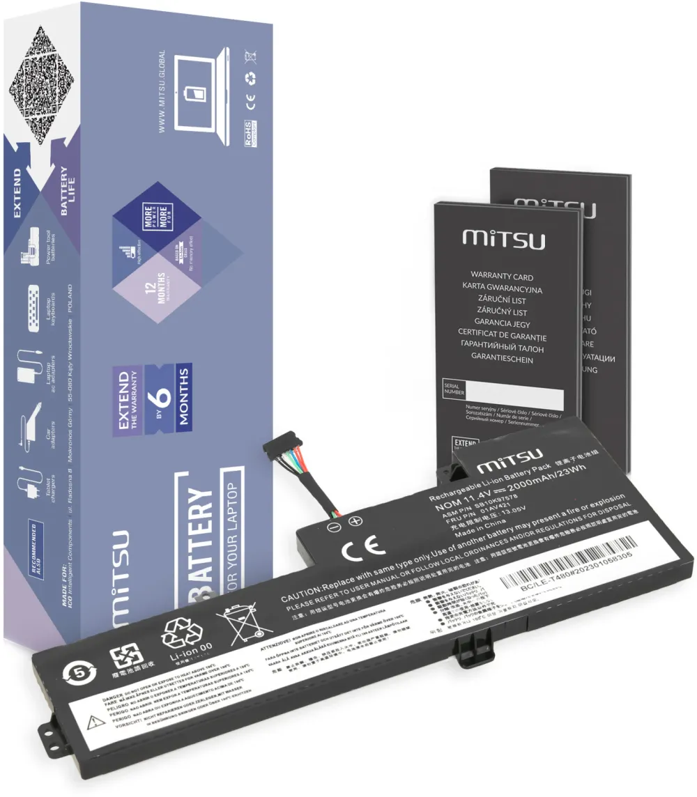Battery Lenovo T470 T480 A475 A485 01AVA19