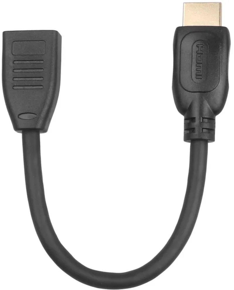 Cable HDMI F-M 15 cm v2.0 extension cord