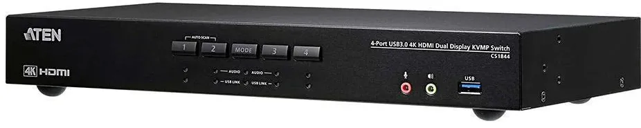 4-Port USB3.0 4K HDMI Dual Display KVMP Switc