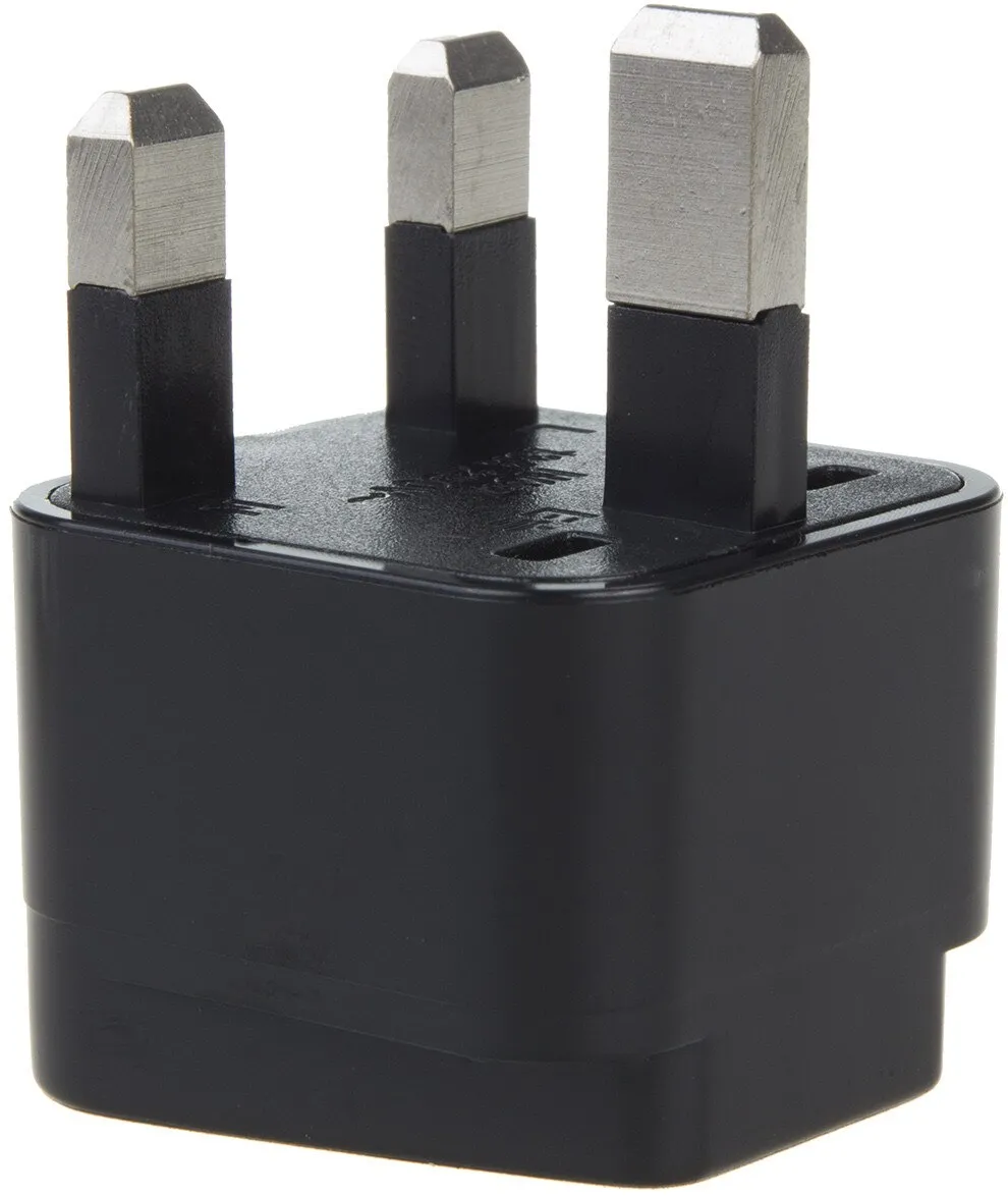 Adaptor priza EU (tip C) la UK (tip G) MACLEAN MCE154 negru