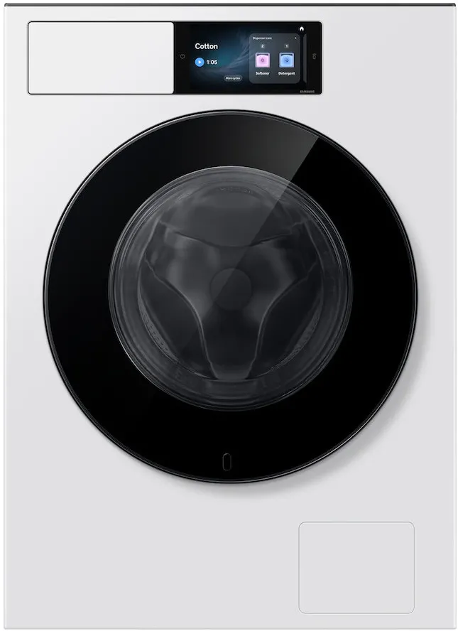Masina de spalat rufe Samsung WF90H09C4WT2, 1400 rpm, Clasa A, 7"LCD Display, AI Wash+, AI Ecobbuble, Super Speed 39, Auto Dispense, Smart Things, Digital Motor Inverter, Alba
