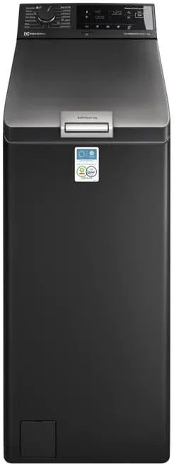 Electrolux EW7T337DE Upright Washing Machine, 7 kg, 1300 rpm, Class A, SteamCare, SensiCare, Inverter motor, SoftOpening, TimeManager, Steam, Baby, Hygiene, Rapid 14 min, Delayed Start, DarkSilver