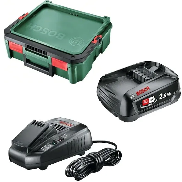 BOSCH Starter Set de 18 V (2,5 Ah + AL 1830 CV) + SystemBox