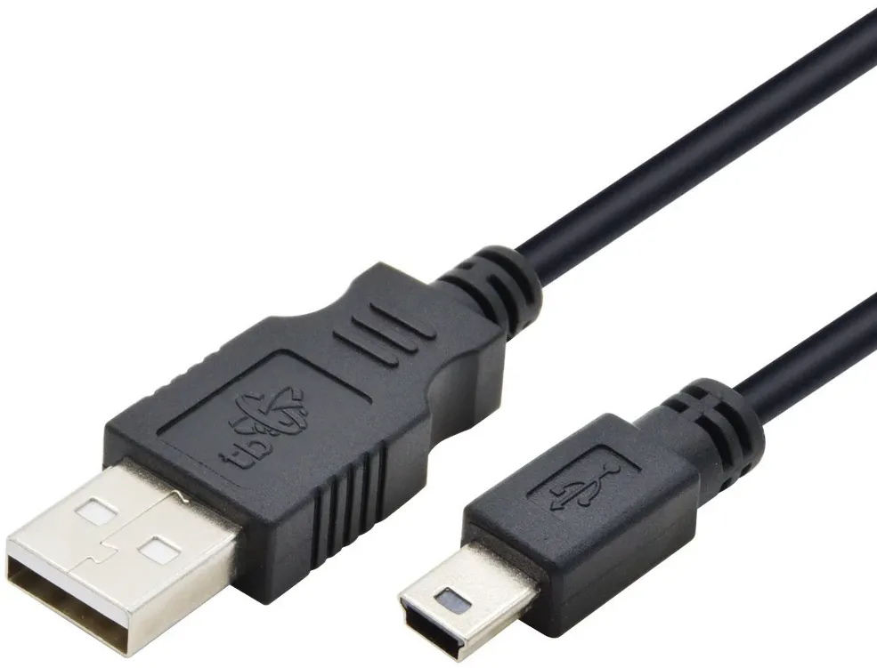 Cable USB - mini USB 3 m black