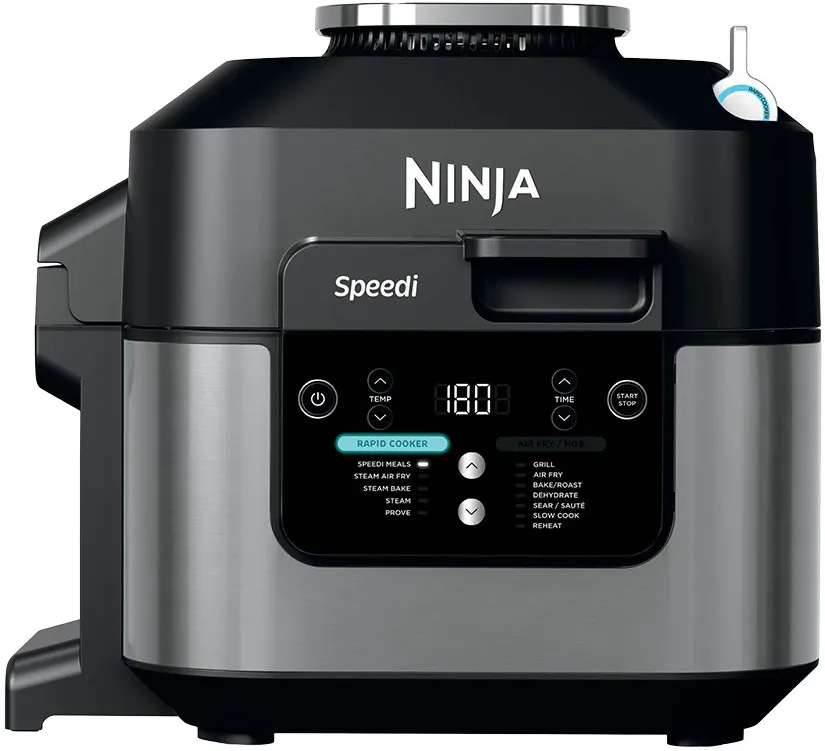Multicooker Ninja ON500EU Speedi 12-in-1, 5.7L, Combi Cooker & buton SmartSwitch, negru