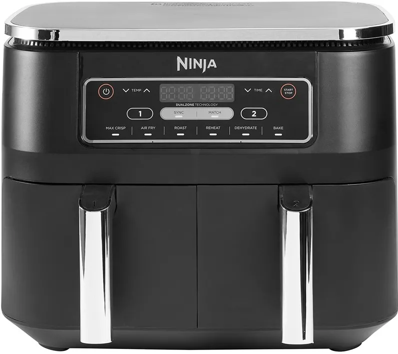 NINJA Friteuza cu aer cald AF300EU, 2470W, 7.6l, 6 programe, Negru
