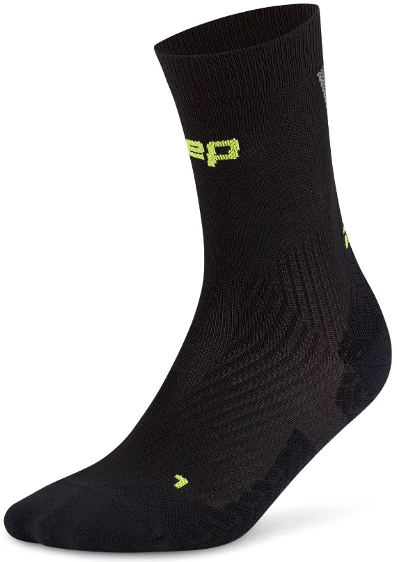 Sosete compresie CEP Run Ultralight 4.0 mid cut negru/gri V (45-48+)