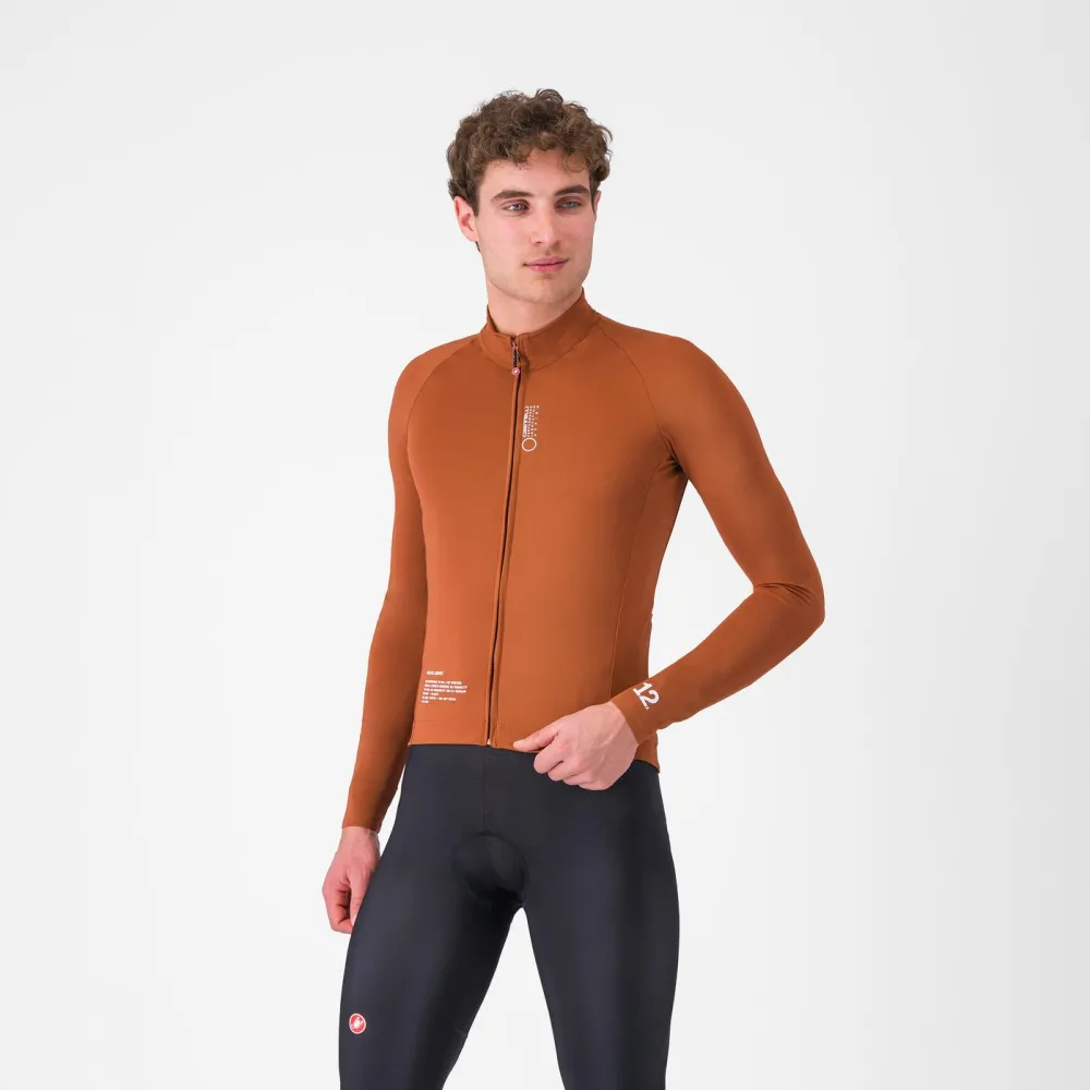 Castelli - jacheta ciclism - DO.DI.CI. JACKET - mocha - M