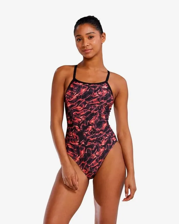 TYR - costum inot intreg pentru femei - ENERGIA Durafast Elite Diamondfit W - rosu - 30 (S)