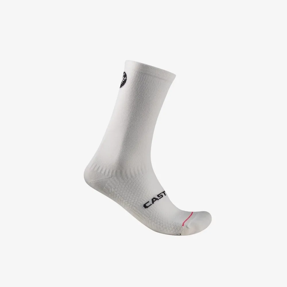 Castelli - sosete ciclism iarna - Scorpion Logo 20 Thermal Sock - alb - LXL - 40-43