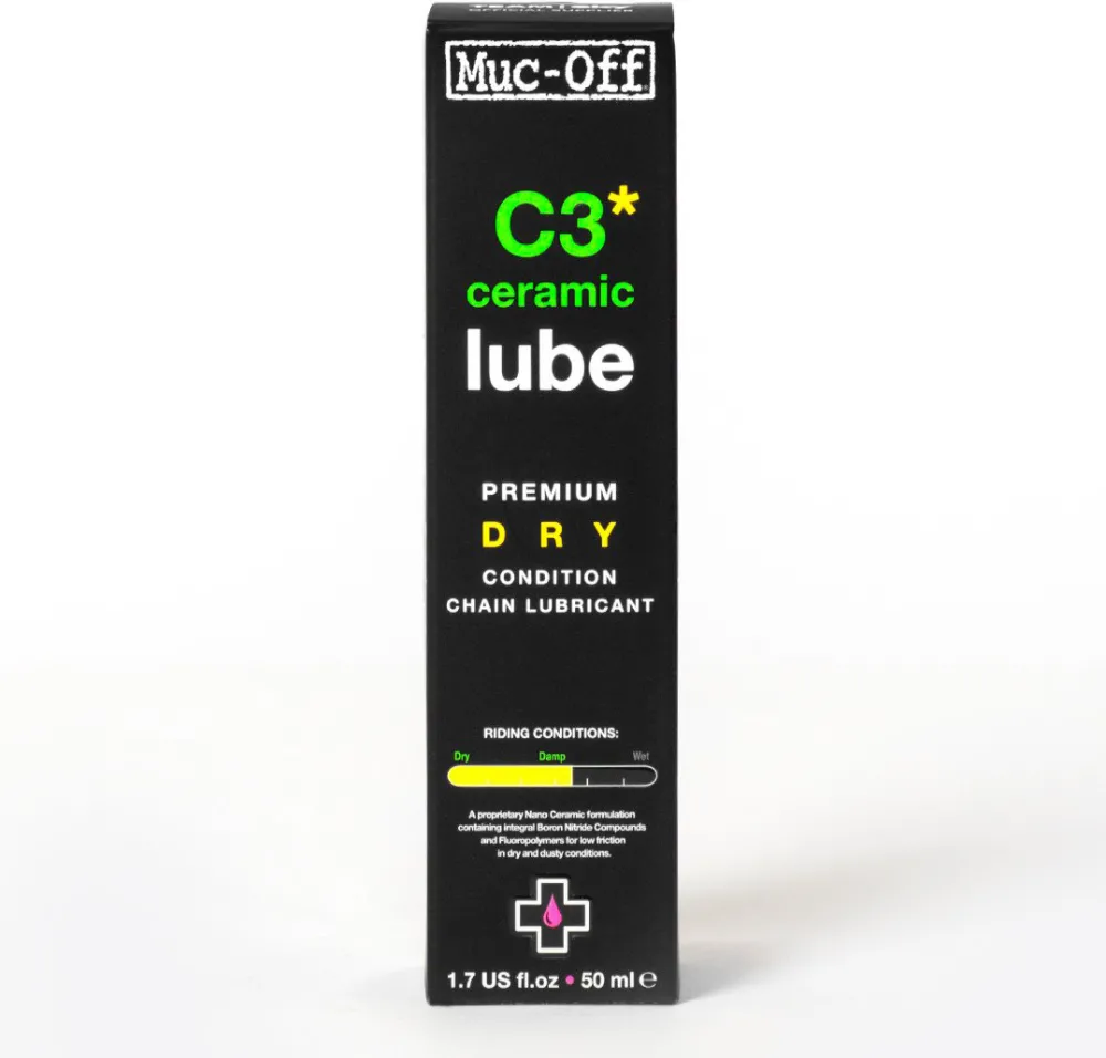 Muc-Off - lubrifiant lant - Dry C3 Ceramic Lube - 50ml