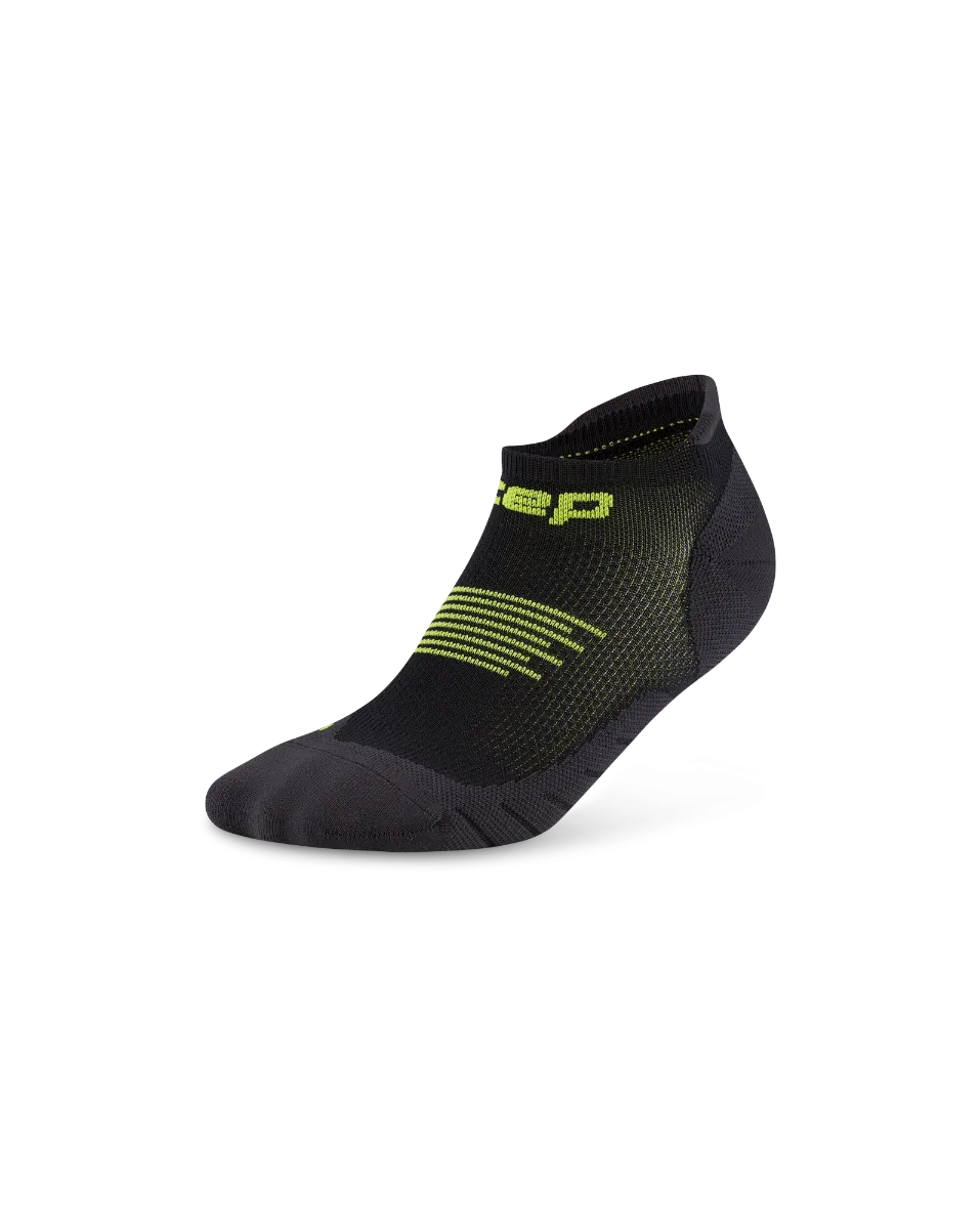 CEP - sosete compresie no show - Run 5.0 W - black | lime - IV (40-43)