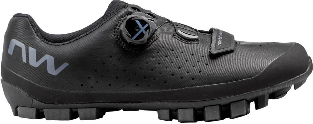 Pantofi ciclism MTB XC Northwave Hammer Plus Wide negru/gri inchis 44