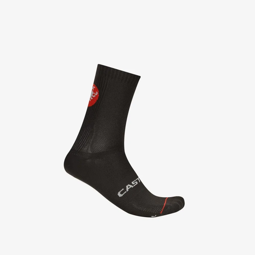 Castelli - sosete ciclism - Entrata 12 Sock - negru - LXL - 40-43