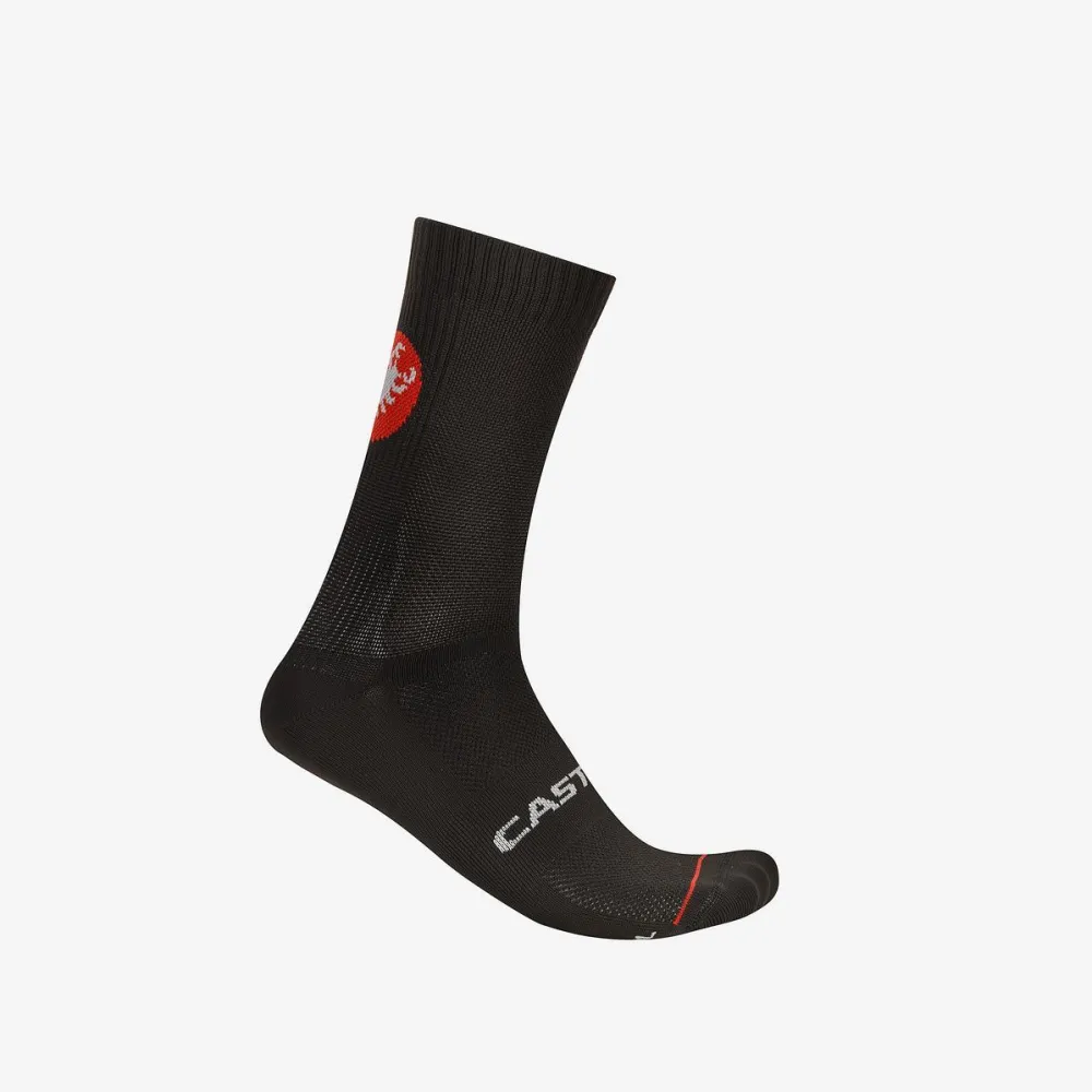 Castelli - sosete ciclism - Entrata 18 - negru - L/XL - 40-43