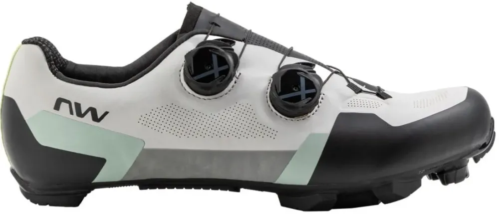 Northwave - pantofi ciclism MTB XC - Extreme Xt - gri deschis/verde salvie - 43