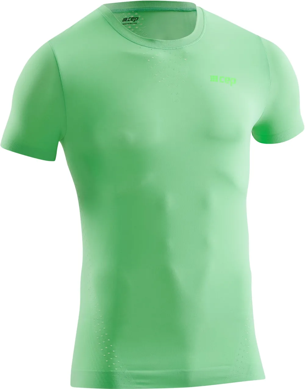 CEP - tricou tehnic - run ultralight shirt short sleeve - green - XL