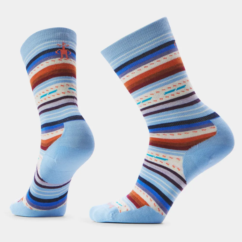 Smartwool - sosete merino - Crew | Everyday Margarita W - Serene Blue - L (42-45)