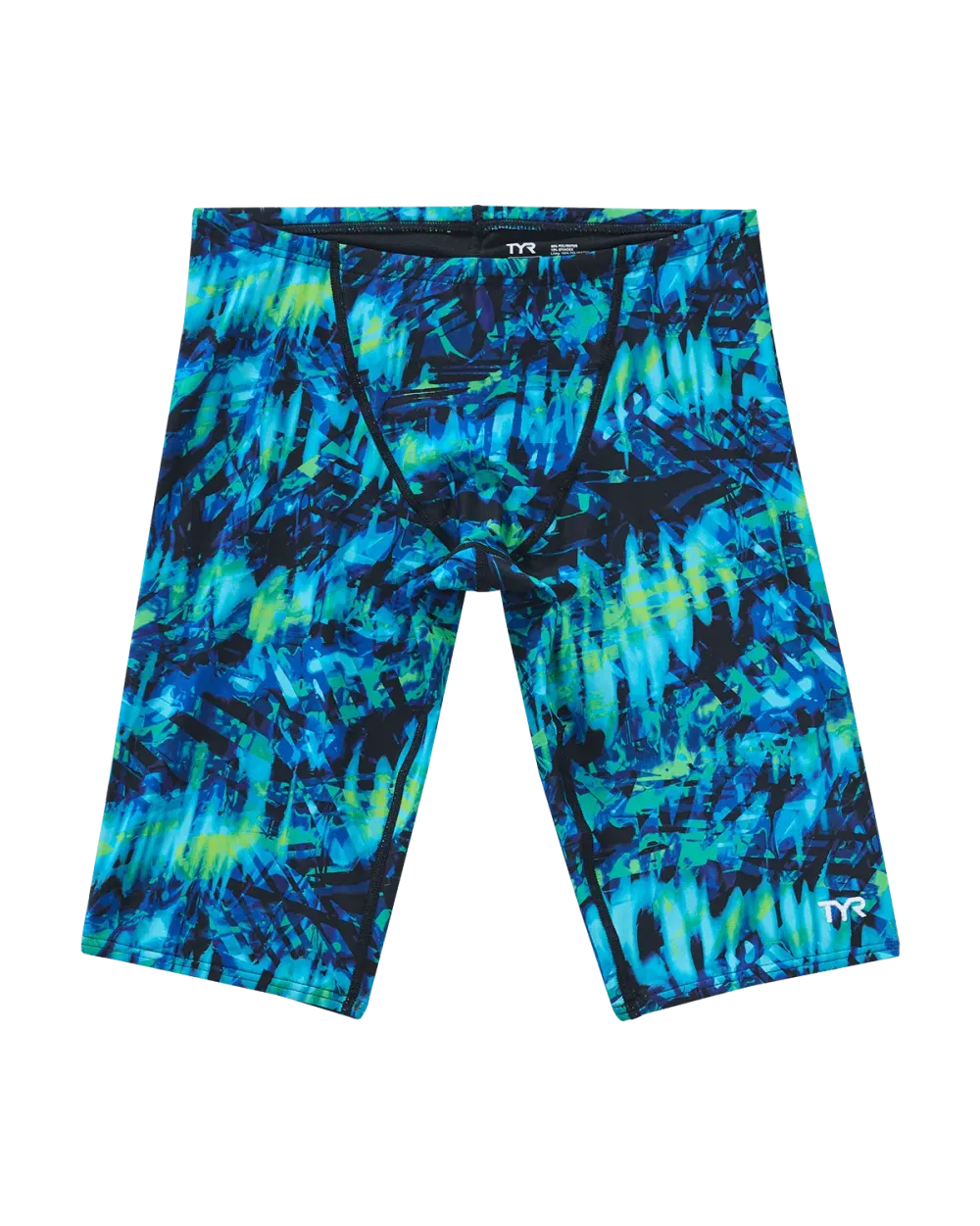 Costum inot copii TYR Durafast Lite Jammer Seismo albastru verde 24
