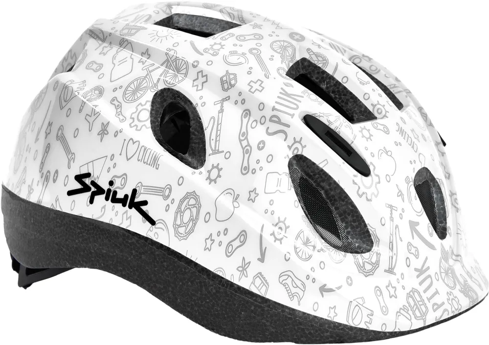 Casca ciclism copii Spiuk Kids alb S-M (48-54 cm)