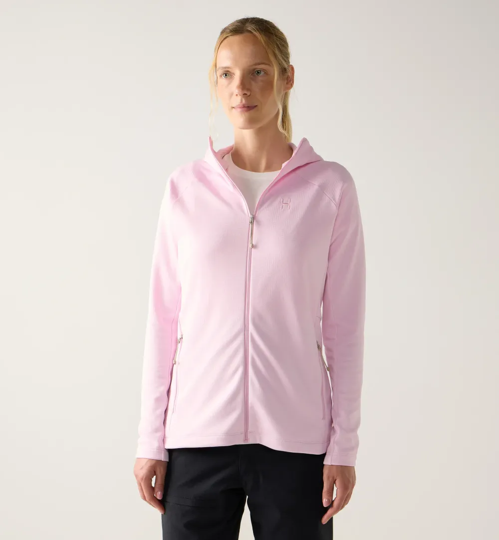 Haglofs - hanorac midlayer - Korp Mid Hood W - pink - M