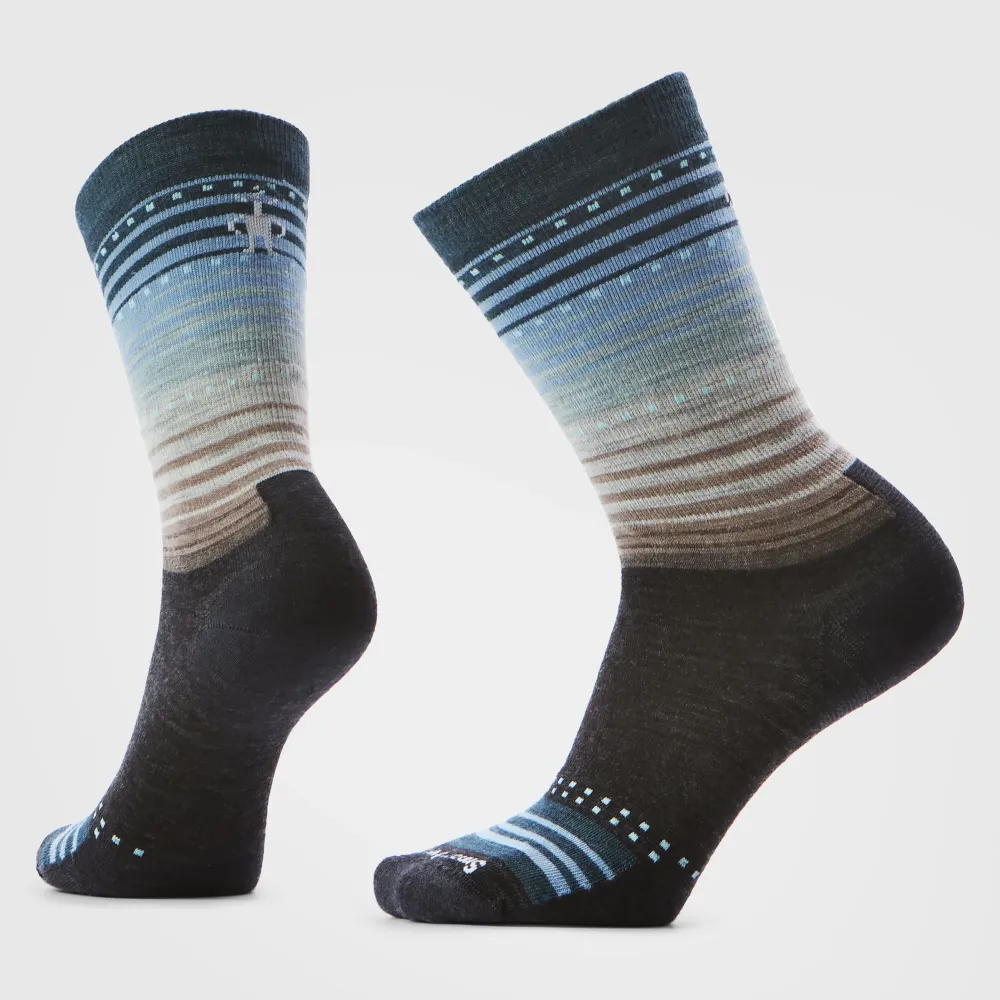 Smartwool - sosete merino - Crew | Everyday Stitch Stripe W - Charcoal/Ash - S (34-37)