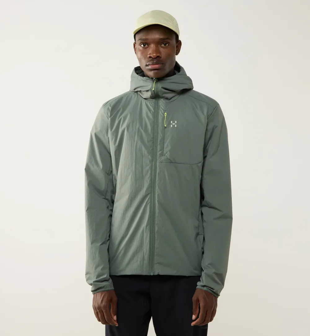 Haglofs - jacheta izolata - L.I.M Mimic Barrier Hood - green - XL