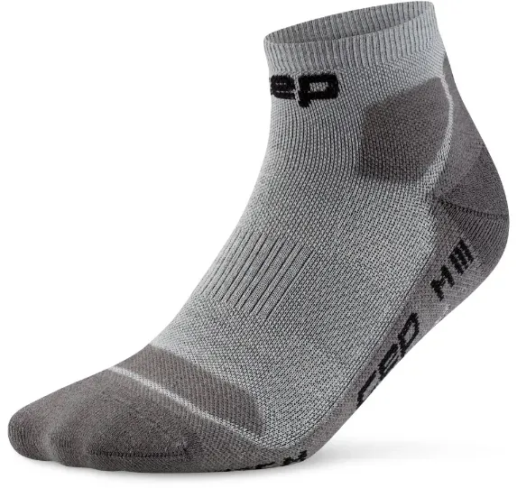 Sosete compresie CEP Hiking Light Cushion low cut gri/gri inchis III (39-42)
