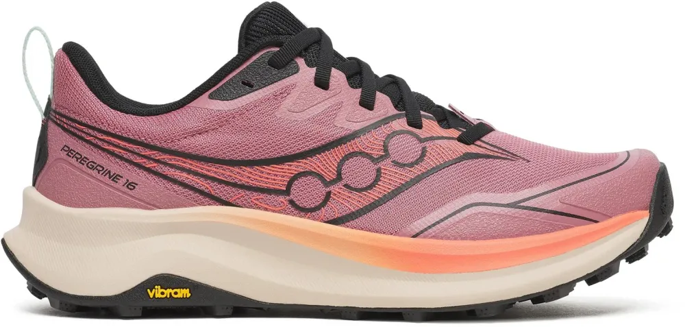 Saucony - pantofi alergare trail - Peregrine 16 W - Mauve | Salmon - 37