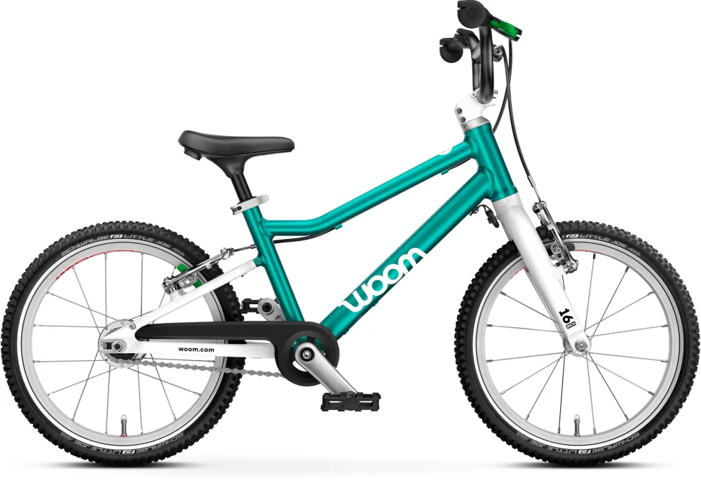 Woom - W3 Go Automagic - bicicleta copii 16" - petrol turcoaz