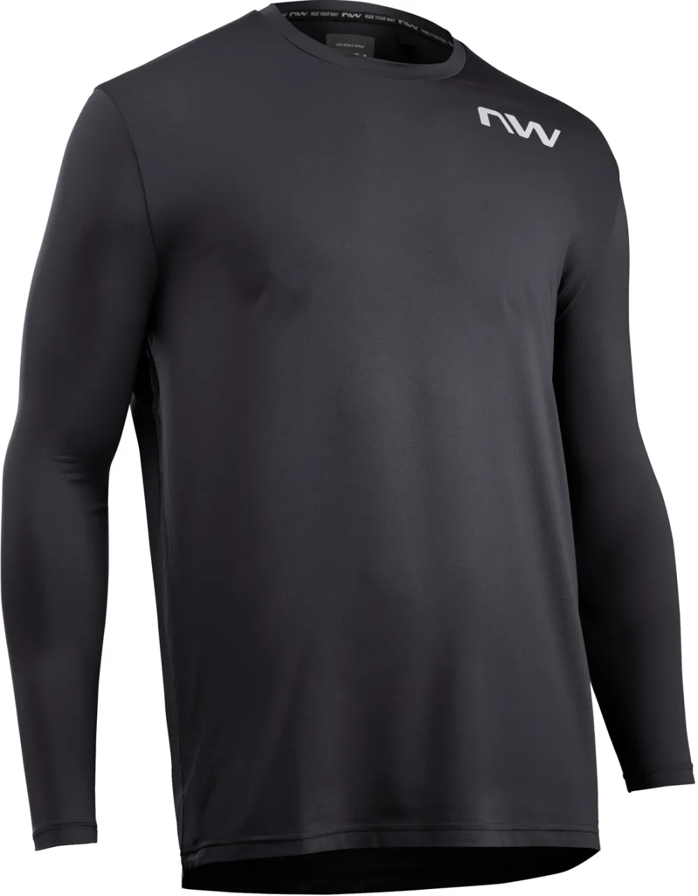 Northwave - tricou ciclism maneca lunga regular fit - Xtrail LS jersey - negru - XL
