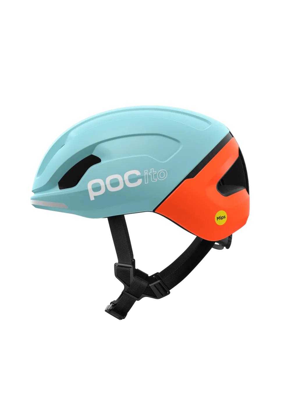 POC - casca copii - POCITO Omne MIPS - Indicolite Blue Matt/Carnelian Orange Matt - XS 48-52