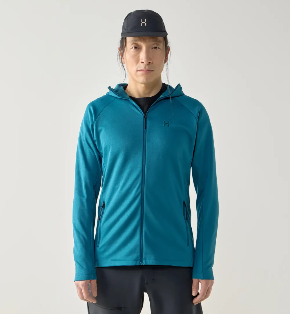 Haglofs - Hanorac barbati - Korp Mid Hood - deep teal - L