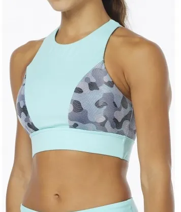 TYR - Bustiera Lavare Amira Top - Grey/Mint - M
