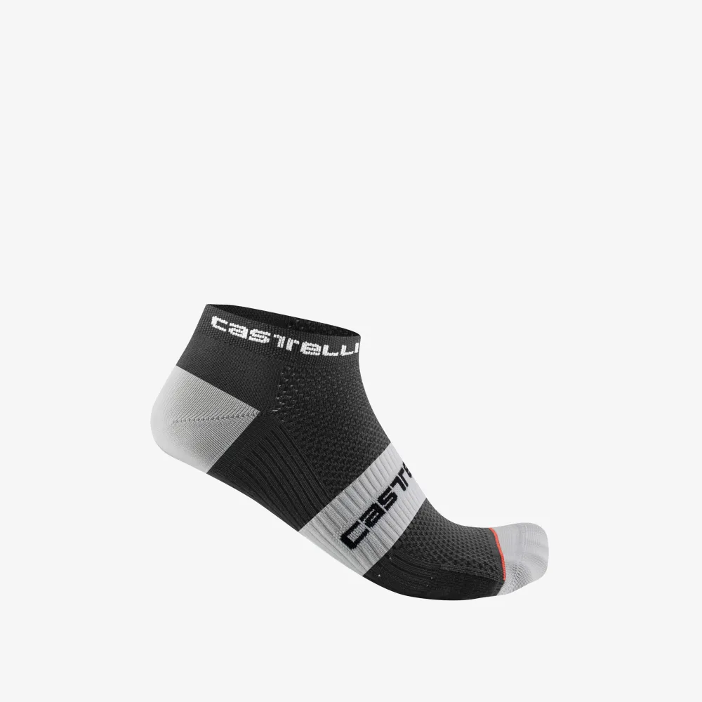 Castelli - sosete ciclism - Lowboy 2 Sock - negru | alb - LXL - 40-43