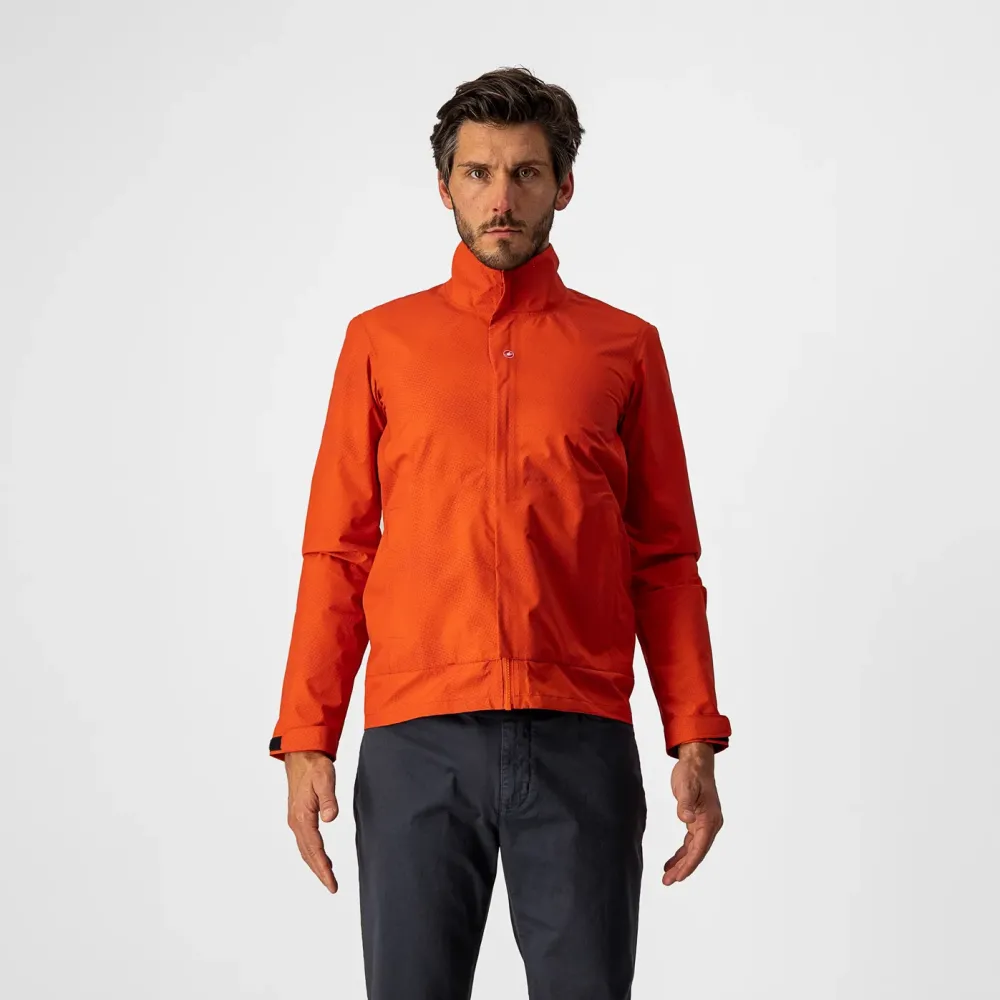 Castelli - jacheta ciclism - Commuter RFX - rosu/reflectorizant - 3XL