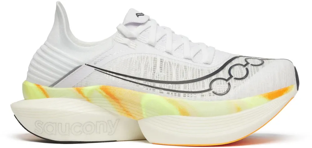 Saucony - pantofi alergare unisex - ENDORPHIN ELITE 2 white/peel - 42.5