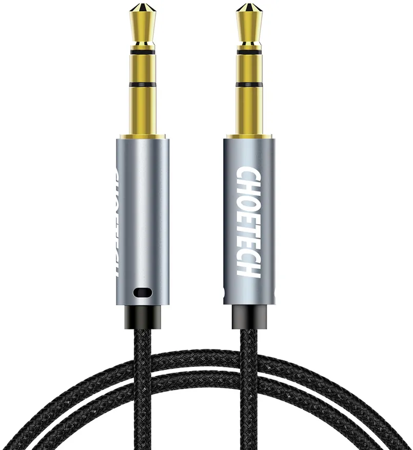 Choetech AUX002 cable mini jack 3.5mm (male) / mini jack 3.5mm (male) 1.2m - black