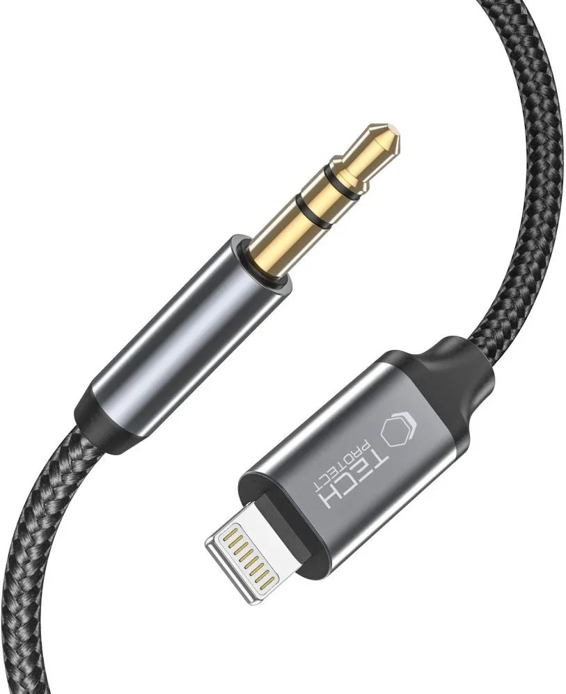 Tech-Protect UltraBoost audio Lightning / mini jack 3.5mm cable 1m - black