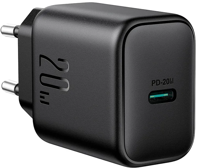 Joyroom JR-TCF20 USB-C PD 20W network charger - black